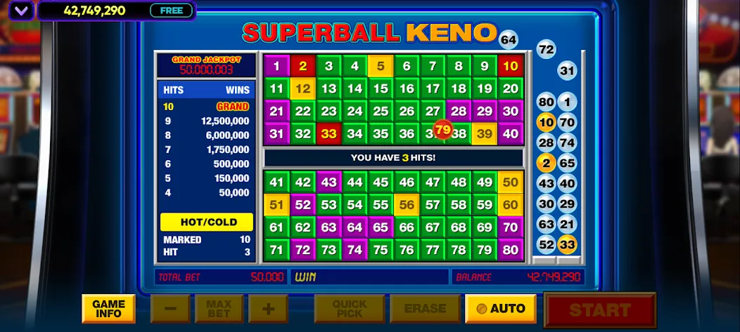 Vegas Keno (Вегас Кено)  [МОД Unlimited Money] Screenshot 1