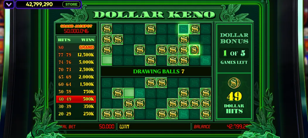 Vegas Keno (Вегас Кено)  [МОД Unlimited Money] Screenshot 3