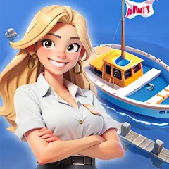 Скачать взлом Idle Seafood Market -Tycoon (Айдл Сифуд Маркет)  [МОД Много монет] - полная версия apk на Андроид