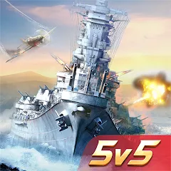 Скачать взломанную Warship Fury  [МОД Меню] - стабильная версия apk на Андроид