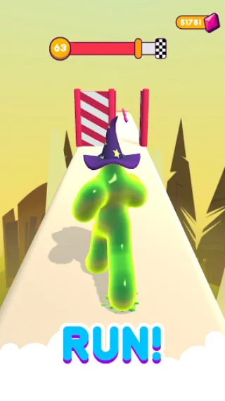 Blob Runner 3D (Блоб Раннер 3Д)  [МОД Бесконечные монеты] Screenshot 1