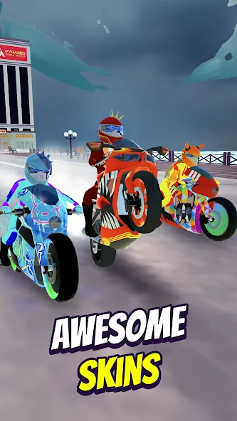 Wild Wheels: Bike Racing (Уайлд Вилз)  [МОД Много монет] Screenshot 3