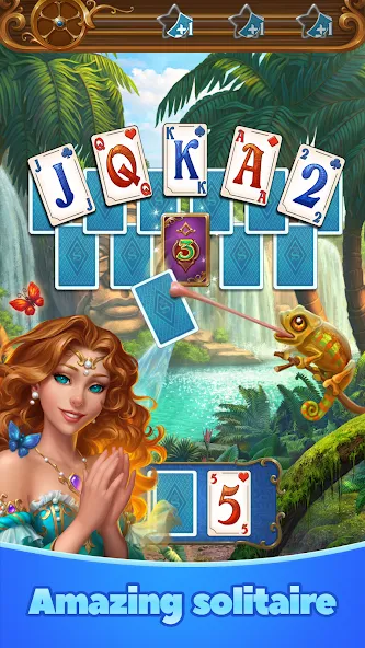 Magic Story of Solitaire Cards  [МОД Unlimited Money] Screenshot 1