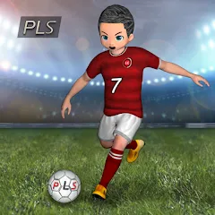 Взломанная Pro League Soccer (Про лига футбола)  [МОД Меню] - стабильная версия apk на Андроид