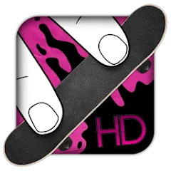 Скачать взлом Fingerboard HD Skateboarding (Фингерборд ХД скейтбординг)  [МОД Много монет] - полная версия apk на Андроид