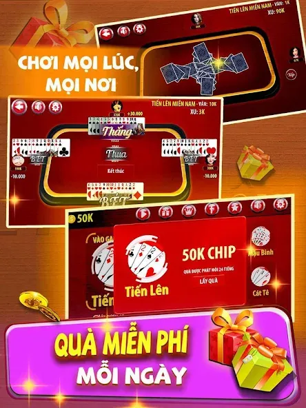 Tiến Lên Miền Nam - Tien Len  [МОД Unlimited Money] Screenshot 3