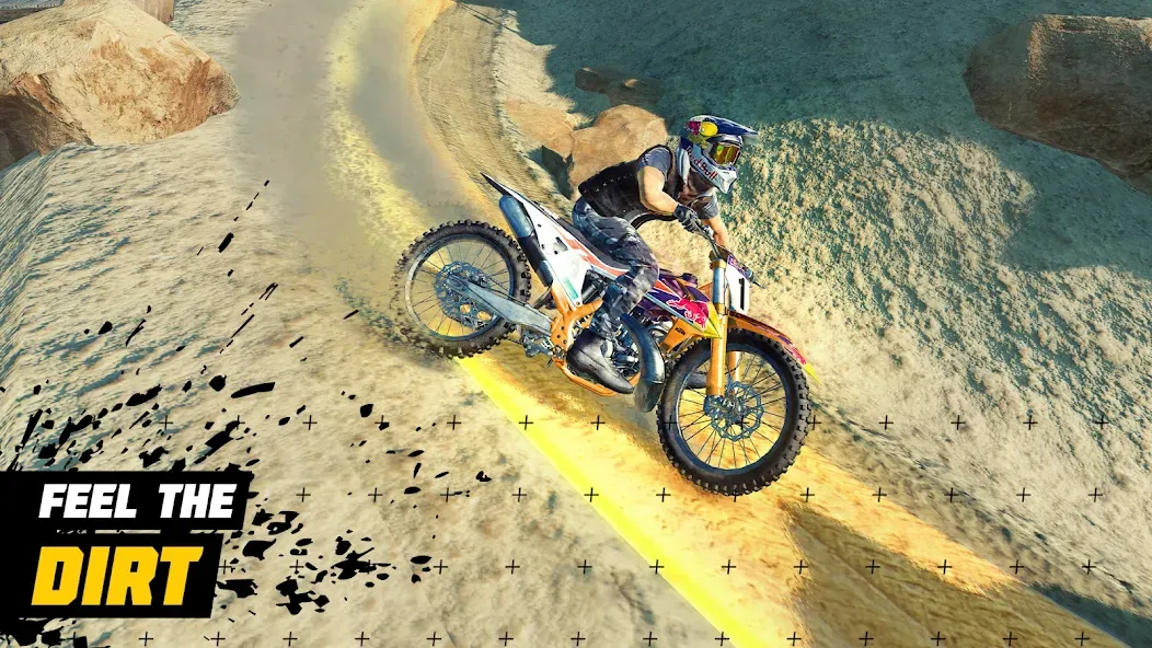 Dirt Bike Unchained: MX Racing (Дерт Байк Анчейнд)  [МОД Много монет] Screenshot 4