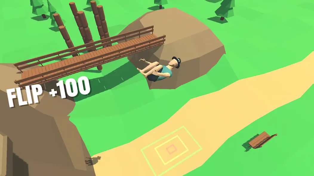 Flip Trickster - Parkour Simul (Флип Трикстер)  [МОД Все открыто] Screenshot 1