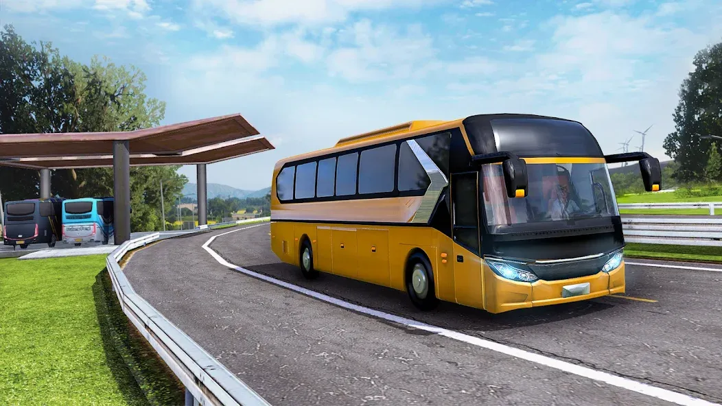 Highway Bus Simulator Bus Game  [МОД Unlimited Money] Screenshot 5