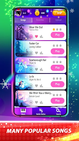 Magic Pink Tiles: Piano Game (Магические розовые плитки)  [МОД Unlocked] Screenshot 3