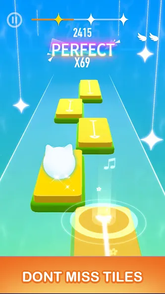 Dancing Cats - Cute Music Game (Дансинг Кэтс)  [МОД Много монет] Screenshot 2