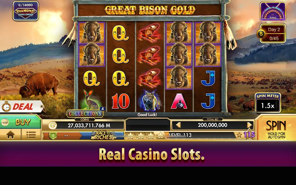 Black Diamond Casino Slots (СЛОТЫ)  [МОД Много монет] Screenshot 3