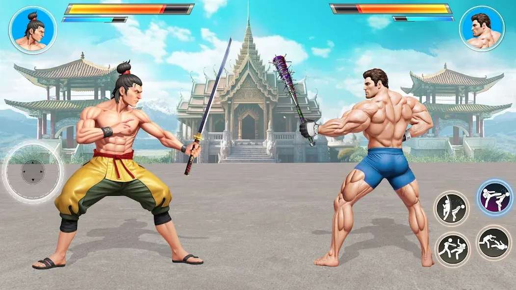 Kung Fu Karate Fighting Games  [МОД Много монет] Screenshot 2