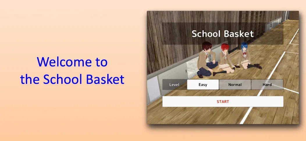 School Basket (Школьная корзина)  [МОД Unlocked] Screenshot 1