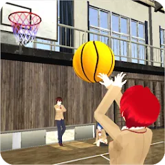 Скачать взломанную School Basket (Школьная корзина)  [МОД Unlocked] - полная версия apk на Андроид