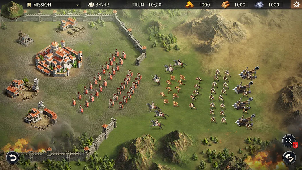 Grand War: Rome Strategy Games (Гранд Вар)  [МОД Menu] Screenshot 5