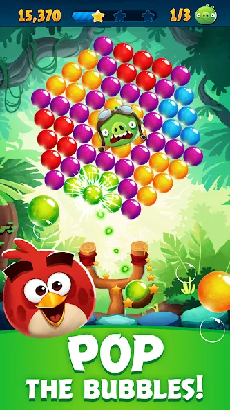 Angry Birds POP Bubble Shooter (Энгри Брдс ПОП Бабл Шутер)  [МОД Меню] Screenshot 1