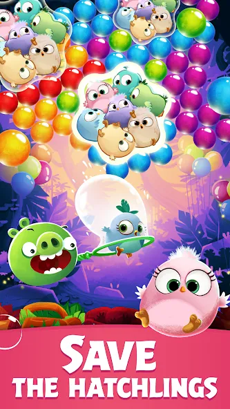 Angry Birds POP Bubble Shooter (Энгри Брдс ПОП Бабл Шутер)  [МОД Меню] Screenshot 3