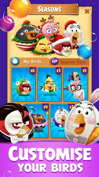 Angry Birds POP Bubble Shooter (Энгри Брдс ПОП Бабл Шутер)  [МОД Меню] Screenshot 5