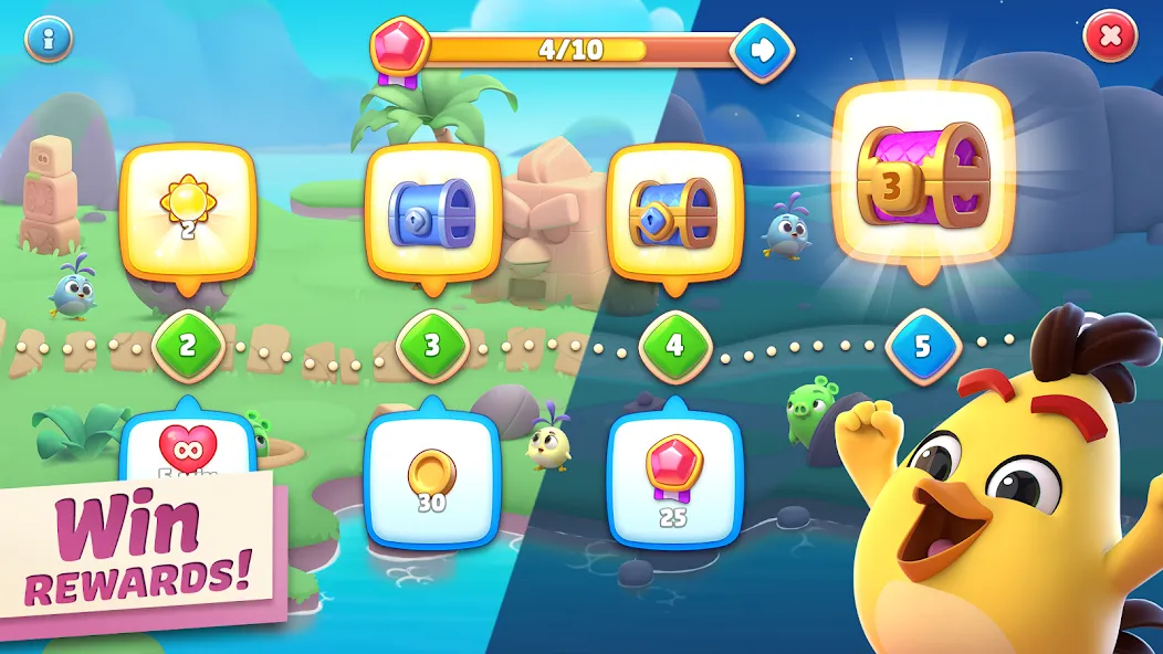 Angry Birds Journey (Энгри Бердс Джорни)  [МОД Бесконечные деньги] Screenshot 4