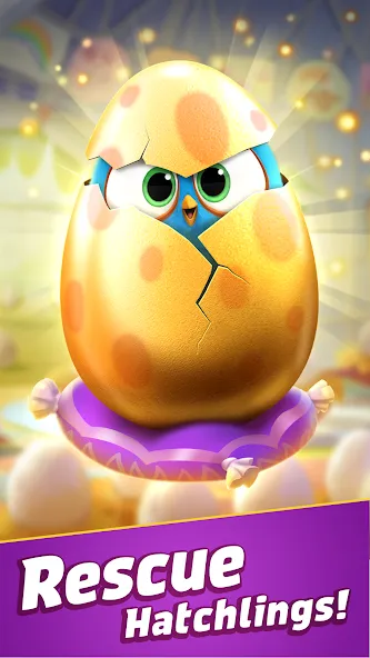 Angry Birds Match 3 (Энгри Бердс Матч 3)  [МОД Mega Pack] Screenshot 2