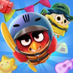 Скачать взломанную Angry Birds Match 3 (Энгри Бердс Матч 3)  [МОД Mega Pack] - полная версия apk на Андроид