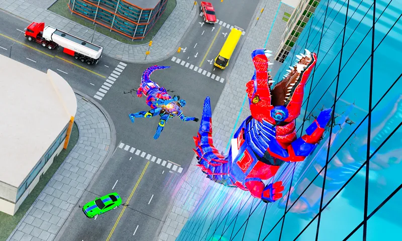 Robot Game Transform Crocodile  [МОД Menu] Screenshot 1
