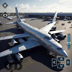Скачать взломанную Real Plane Flying Simulator  [МОД Много денег] - последняя версия apk на Андроид