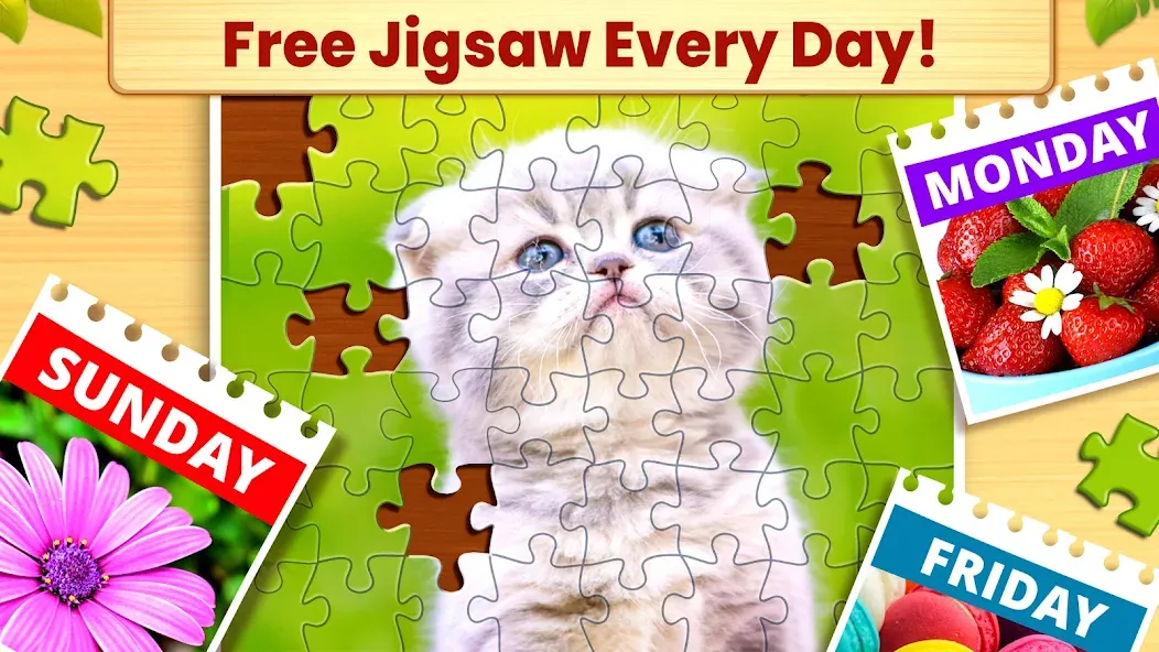 Jigsaw Puzzles: Picture Puzzle  [МОД Много монет] Screenshot 3