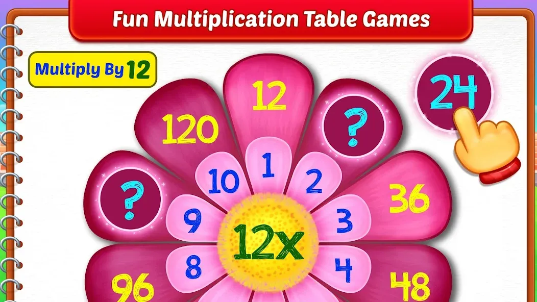 Kids Multiplication Math Games  [МОД Много монет] Screenshot 4