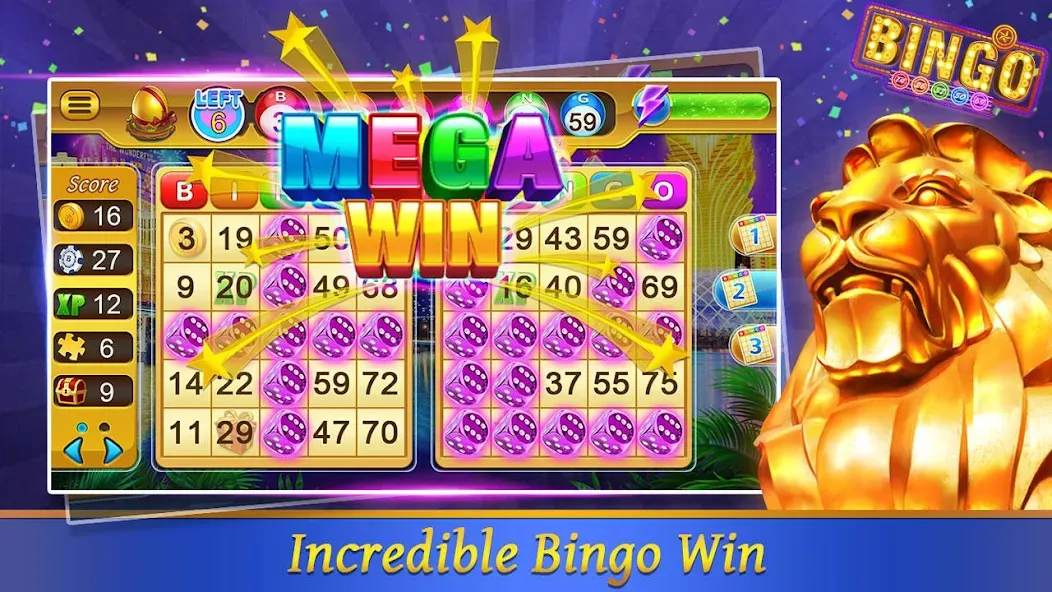 Bingo Happy HD - Bingo Games (Бинго Хэппи ХД)  [МОД Menu] Screenshot 4