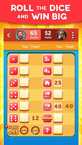 YAHTZEE With Buddies Dice Game (ЯХТЗИ с друзьями)  [МОД Unlimited Money] Screenshot 1