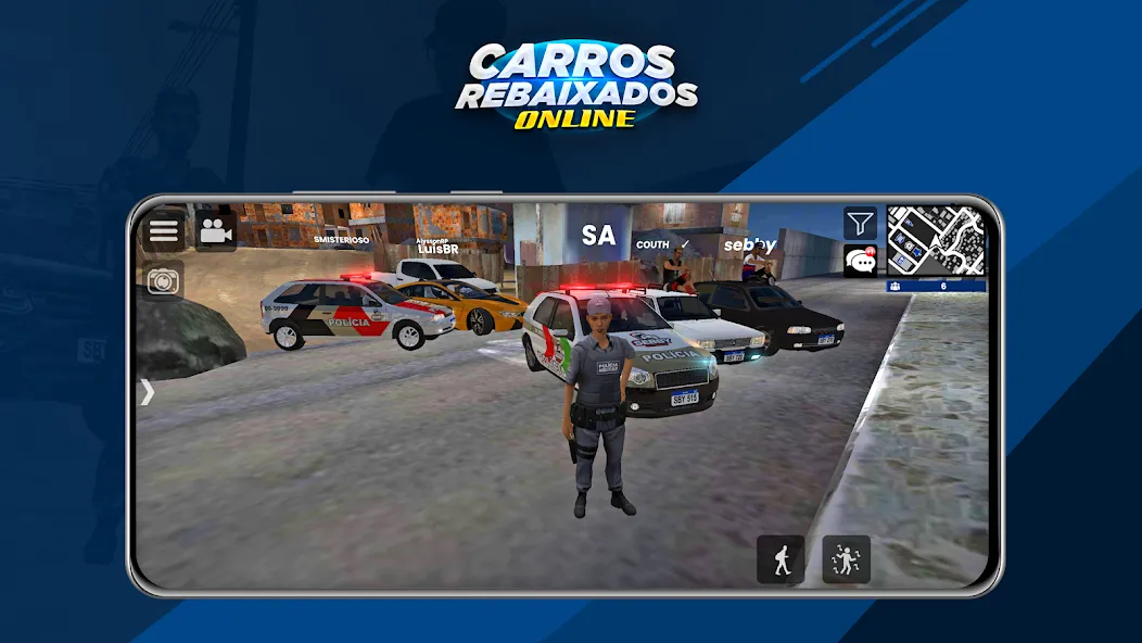 Carros Rebaixados Online (Каррос Ребайшадос Онлайн)  [МОД Меню] Screenshot 5