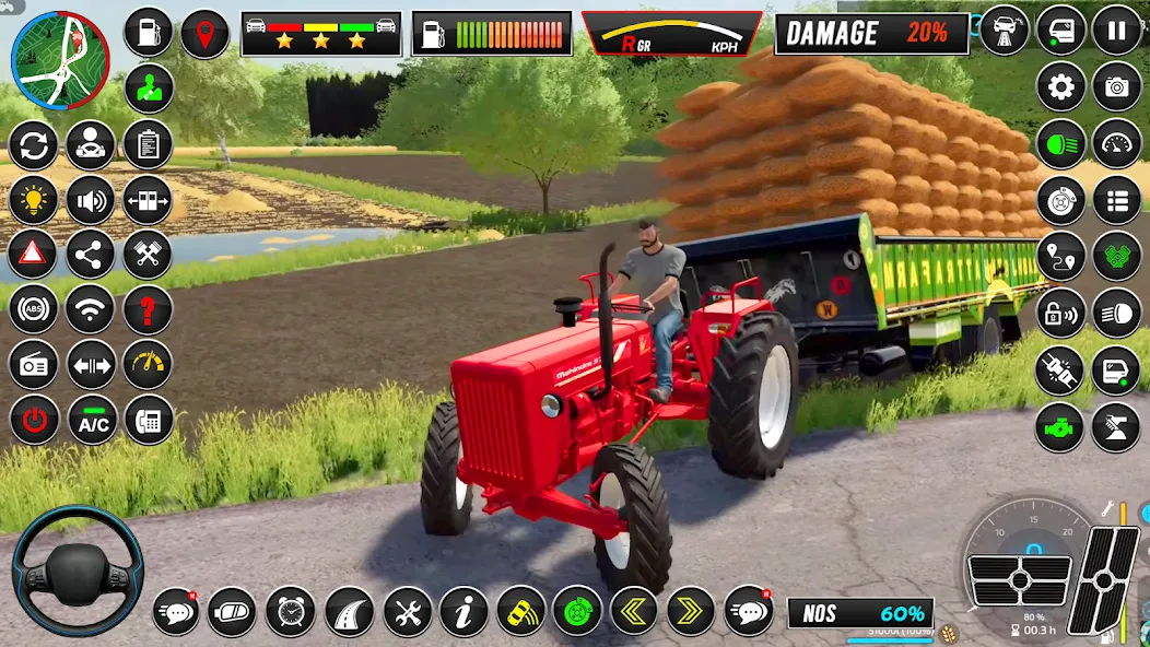 Indian Tractor Simulator Games  [МОД Menu] Screenshot 1