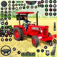 Скачать взломанную Indian Tractor Simulator Games  [МОД Menu] - последняя версия apk на Андроид