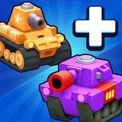 Взлом Merge Tanks - Battle Game (Мердж Танкс)  [МОД Много денег] - стабильная версия apk на Андроид