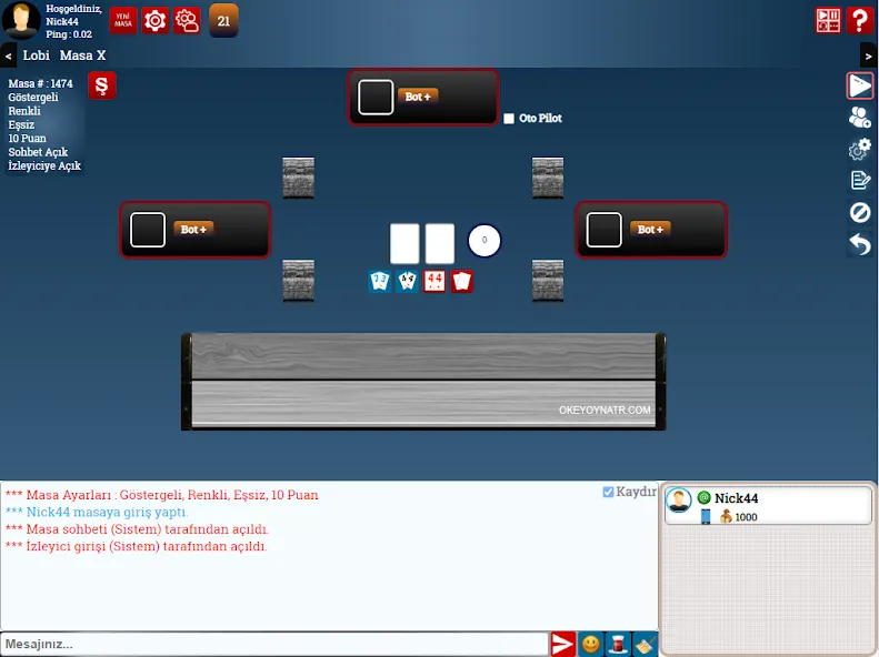 SevgiOkey.Com - Okey Oyna  [МОД Unlimited Money] Screenshot 5