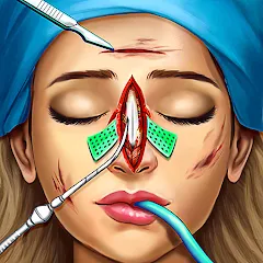 Скачать взломанную Surgery Simulator Doctor Game  [МОД Меню] - полная версия apk на Андроид