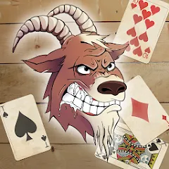 Скачать взлом Card Game Goat  [МОД Много денег] - стабильная версия apk на Андроид