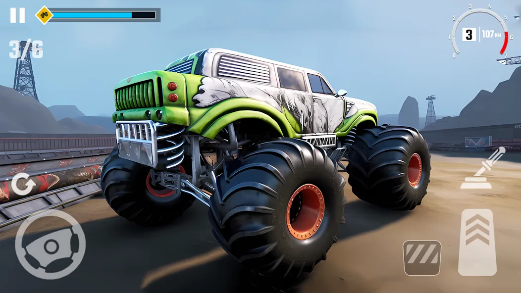 4x4 Monster Truck Racing Games (Монстр Трак Гонки игры)  [МОД Mega Pack] Screenshot 5