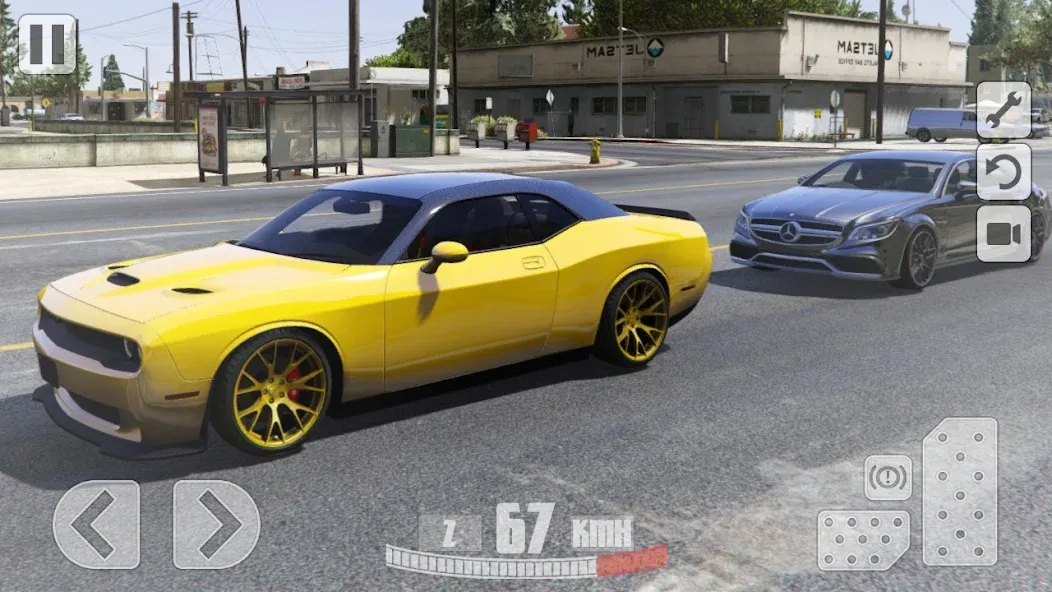 Simulator Dodge Demon Parking (Симулятор парковки  )  [МОД Unlimited Money] Screenshot 4