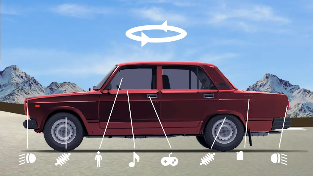 Drive Classic VAZ 2107 Parking  [МОД Unlimited Money] Screenshot 2