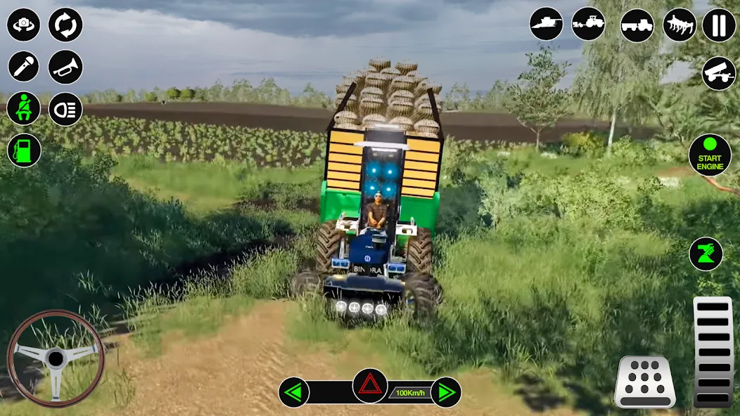 Farming Tractor Simulator Game  [МОД Mega Pack] Screenshot 4