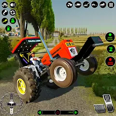 Скачать взломанную Farming Tractor Simulator Game  [МОД Mega Pack] - стабильная версия apk на Андроид