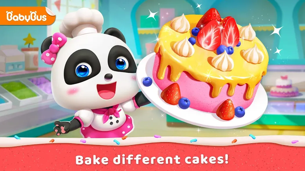 Little Panda's Cake Shop  [МОД Много монет] Screenshot 1