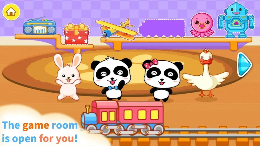 Baby Panda Kindergarten  [МОД Бесконечные монеты] Screenshot 2