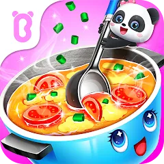 Взломанная Baby Panda's Kitchen Party  [МОД Menu] - стабильная версия apk на Андроид