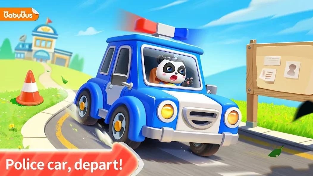 Little Panda Policeman  [МОД Много монет] Screenshot 1