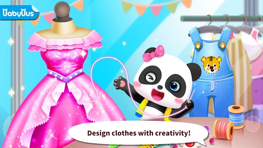 Baby Panda's Fashion Dress Up  [МОД Бесконечные деньги] Screenshot 2