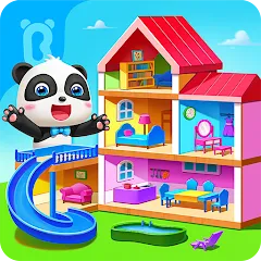 Взломанная Baby Panda's House Games  [МОД Menu] - последняя версия apk на Андроид